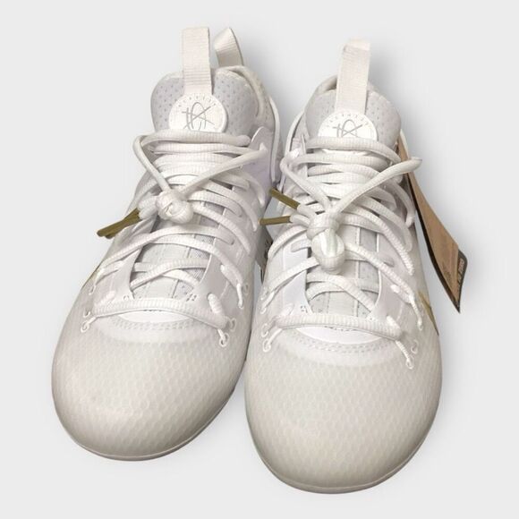 Nike Huarache 9 Elite Low LAX SE Lacrosse Shoes White FD0089-100 Mens size 10 - Picture 2 of 9